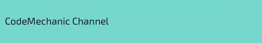 CodeMechanic Channel
